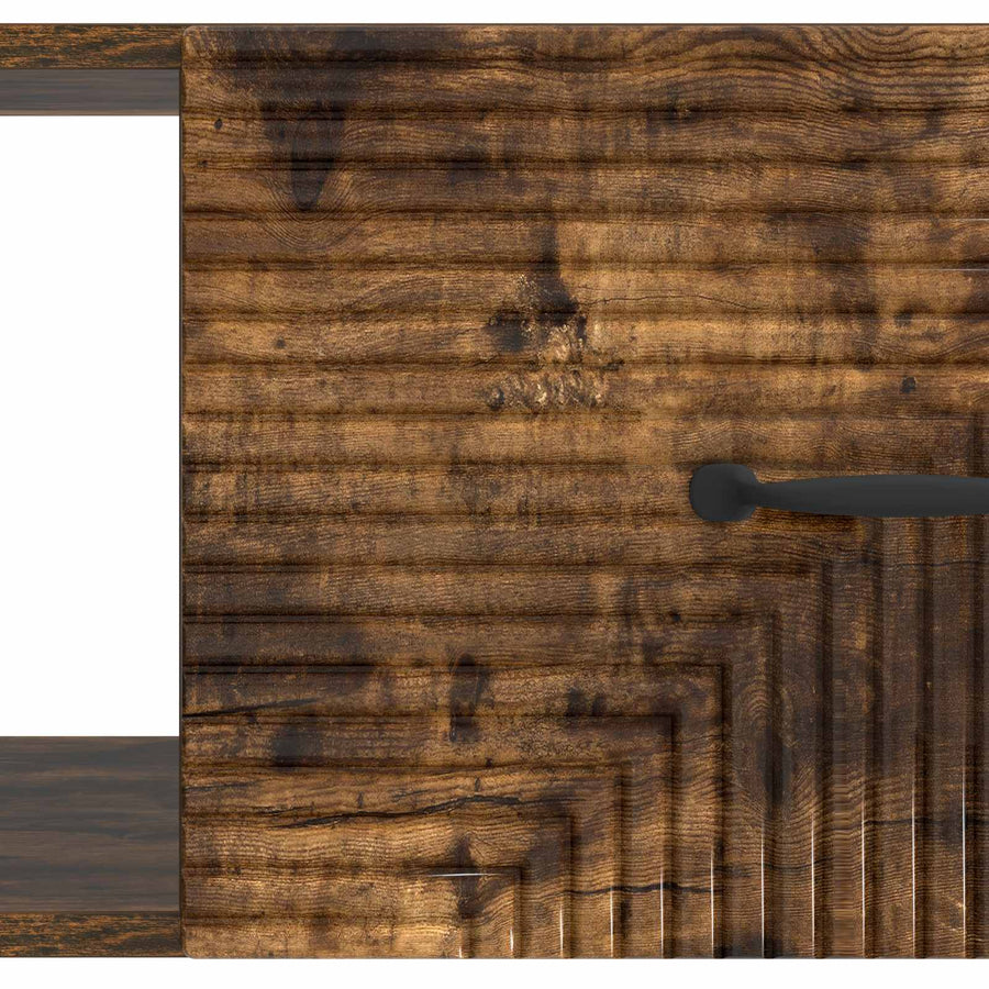 Salontafel Gerookt eiken 90 x 50 x 40 cm Bewerkt hout