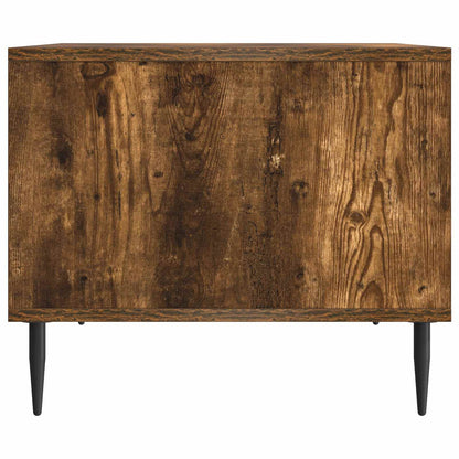 Salontafel Gerookt eiken 90 x 50 x 40 cm Bewerkt hout