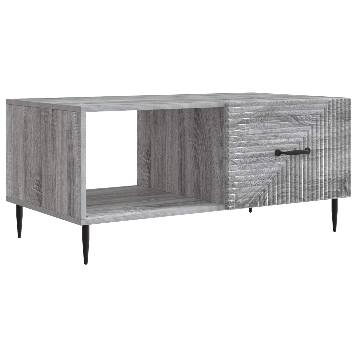 Salontafel Grijs sonoma 90 x 50 x 40 cm Bewerkt hout