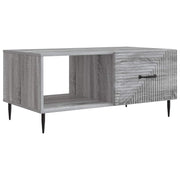 Salontafel grijs sonoma 90x50x40 cm bewerkt hout