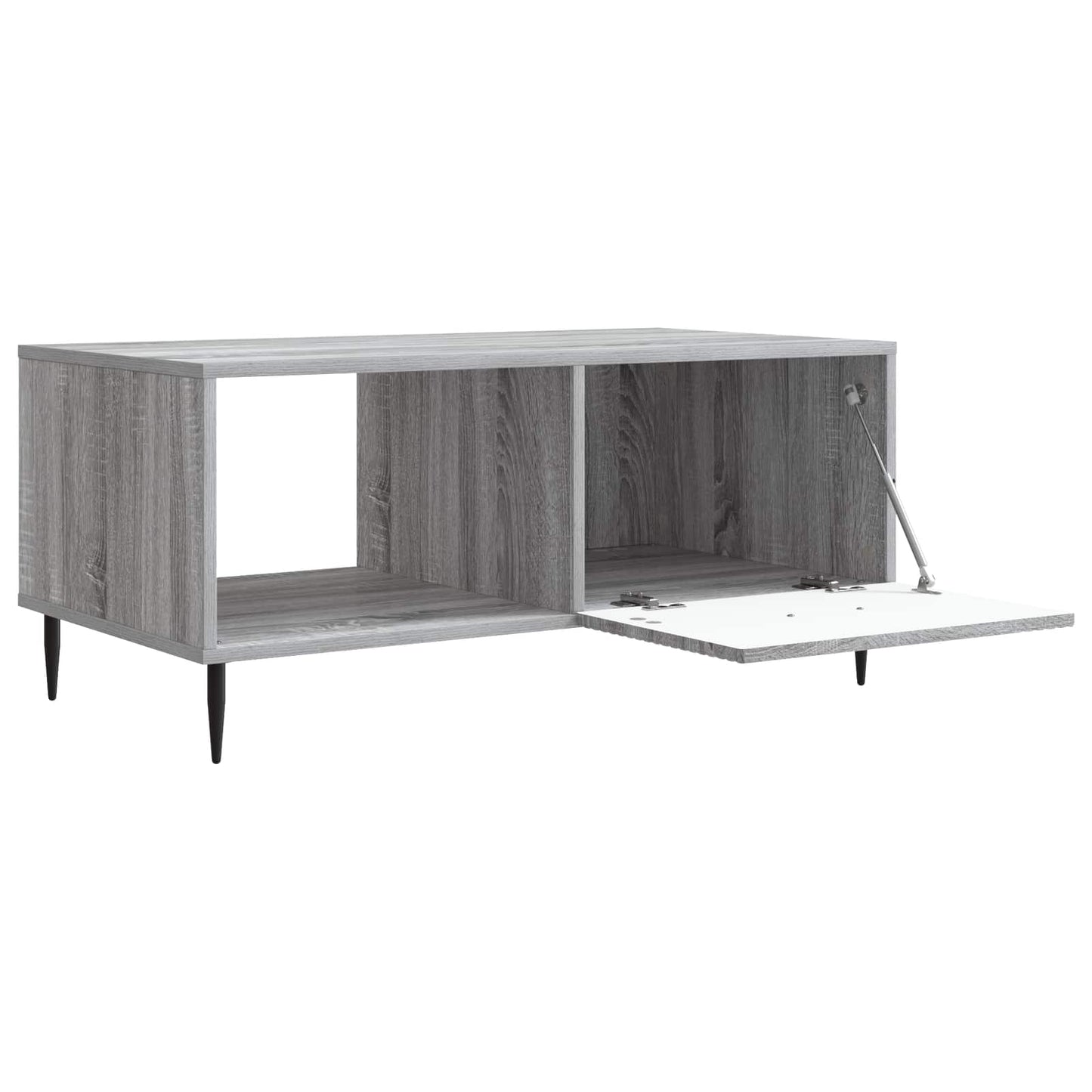 Salontafel Grijs sonoma 90 x 50 x 40 cm Bewerkt hout