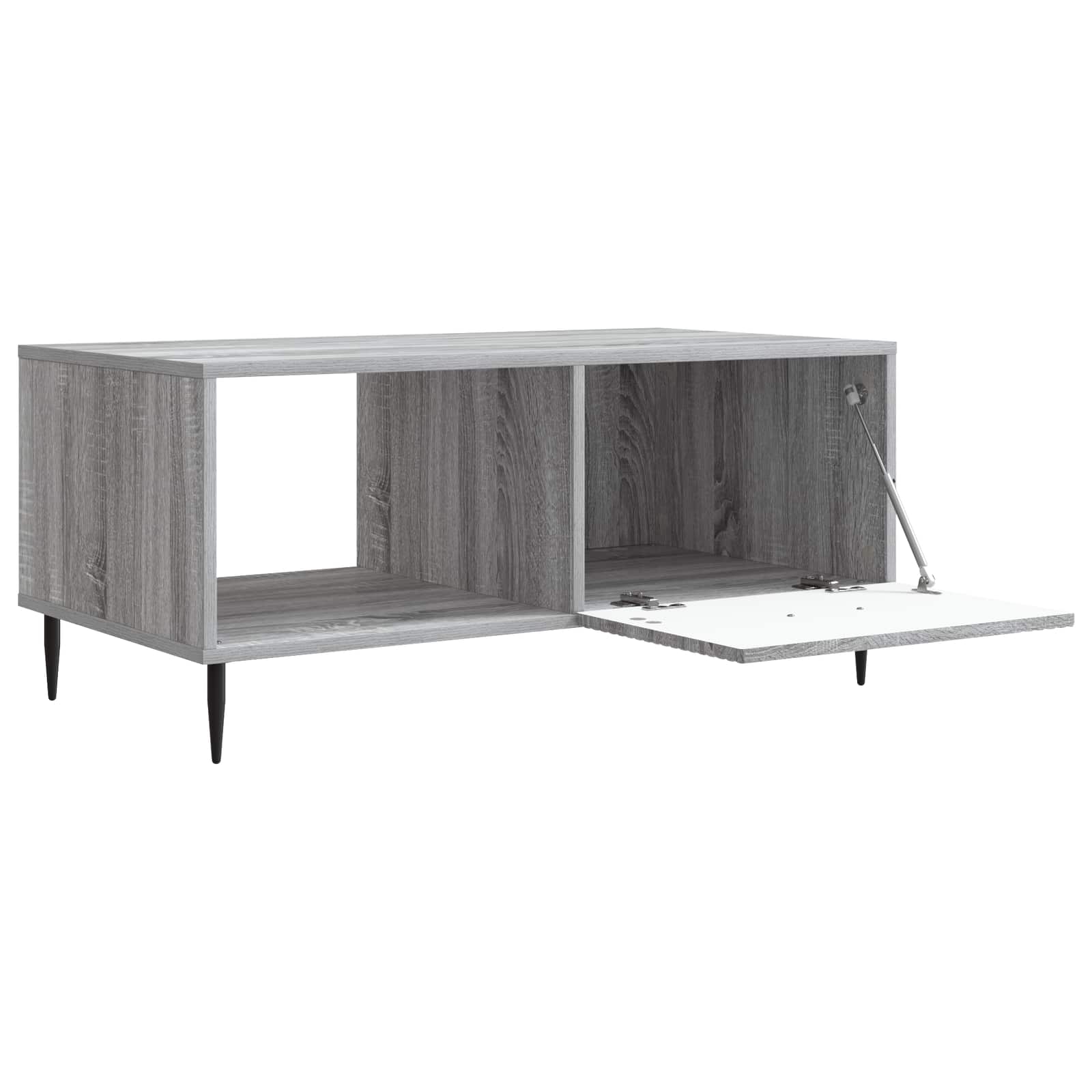 Salontafel Grijs sonoma 90 x 50 x 40 cm Bewerkt hout