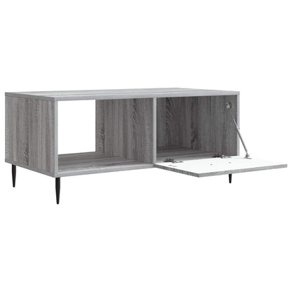 Salontafel Grijs sonoma 90 x 50 x 40 cm Bewerkt hout