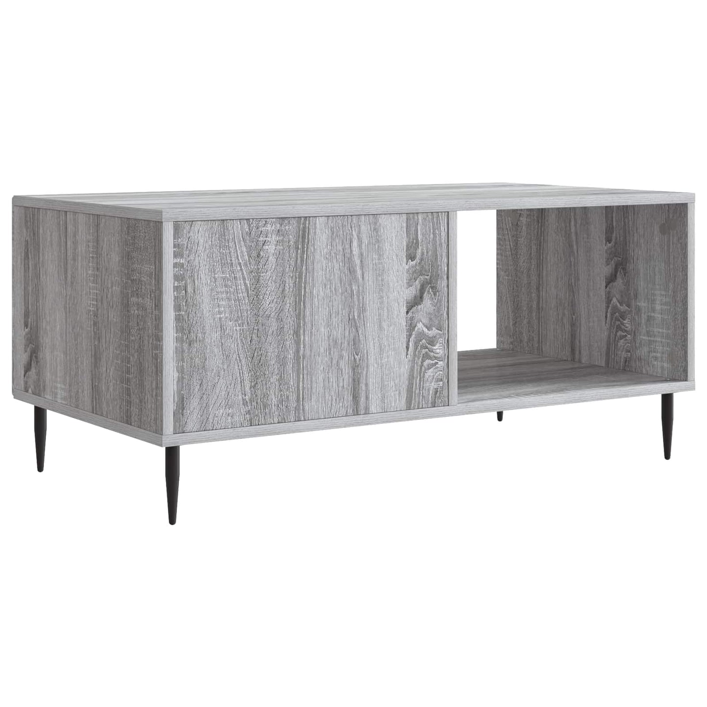 Salontafel Grijs sonoma 90 x 50 x 40 cm Bewerkt hout