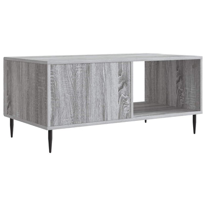 Salontafel Grijs sonoma 90 x 50 x 40 cm Bewerkt hout