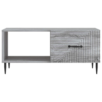 Salontafel Grijs sonoma 90 x 50 x 40 cm Bewerkt hout