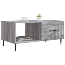 Salontafel Grijs sonoma 90 x 50 x 40 cm Bewerkt hout