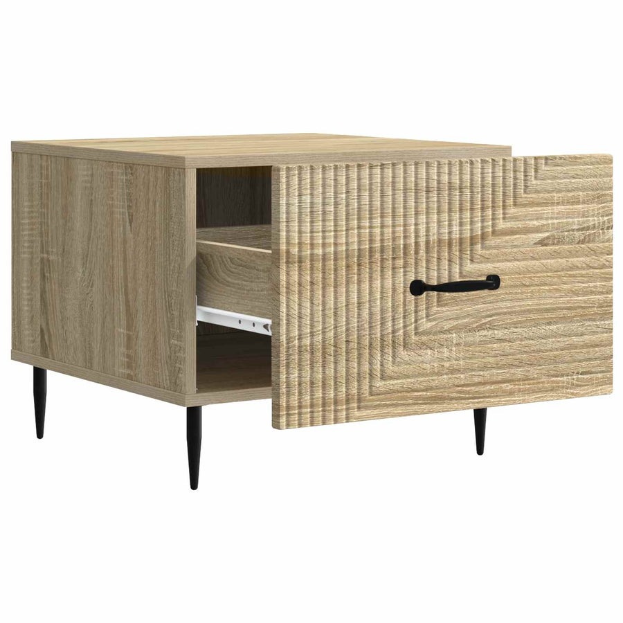 Salontafel met lade Sonoma Eiken 49 x 50 x 40 cm Bewerkt hout