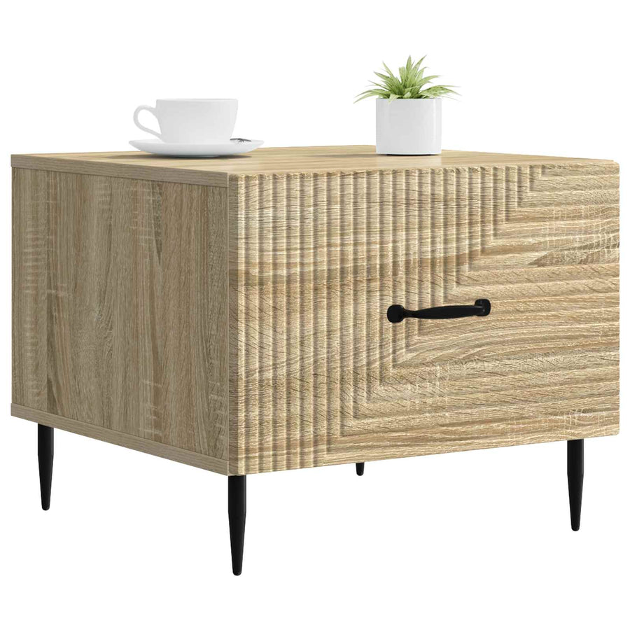 Salontafel met lade Sonoma Eiken 49 x 50 x 40 cm Bewerkt hout