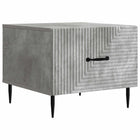 Salontafel 49x50x40 cm betongrijs bewerkt hout