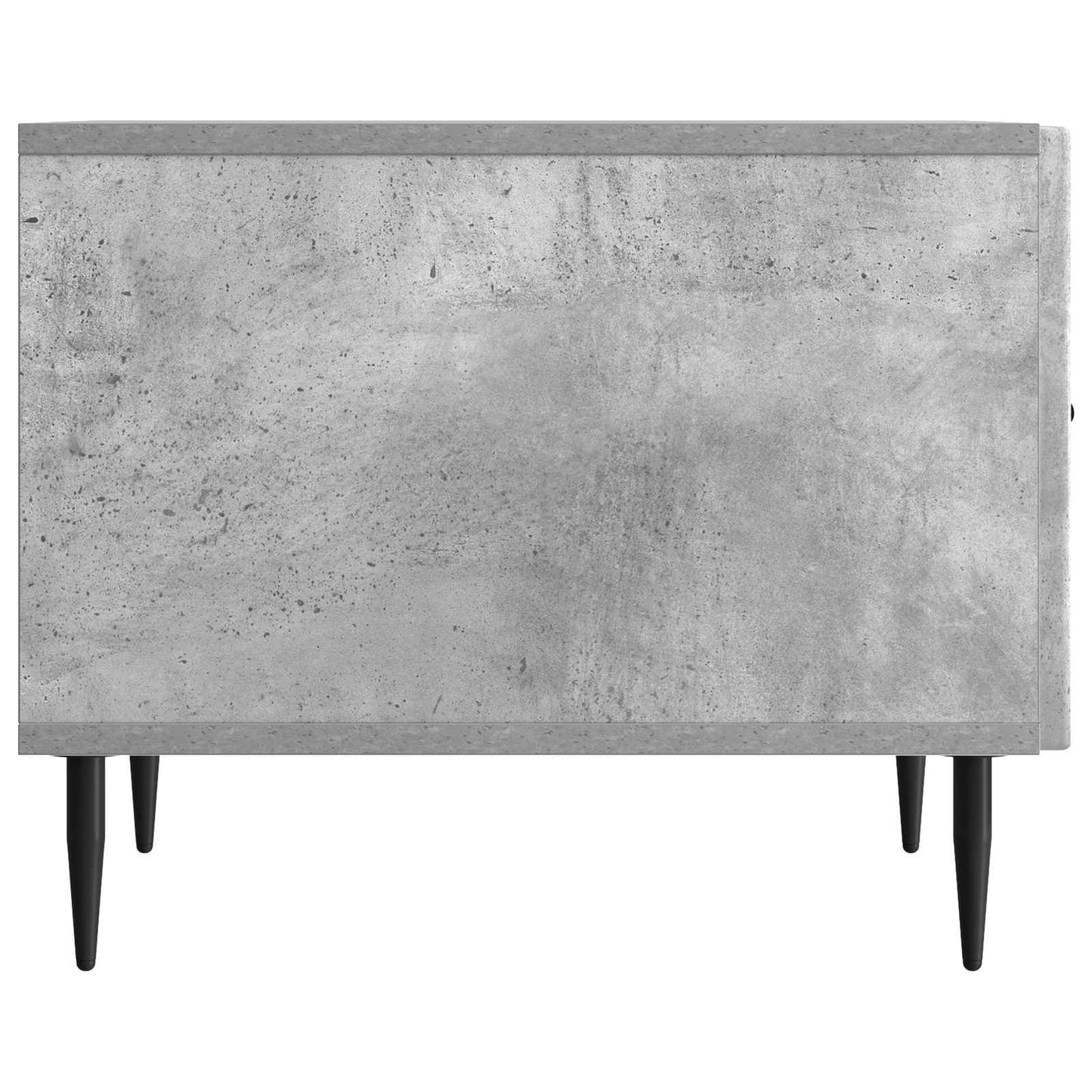 Salontafel met lade Betongrijs 49 x 50 x 40 cm Bewerkt hout