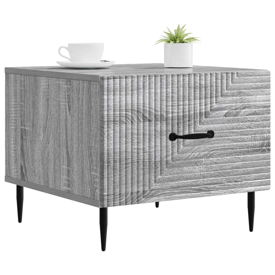 Salontafel met lade Grijs sonoma 49 x 50 x 40 cm Bewerkt hout
