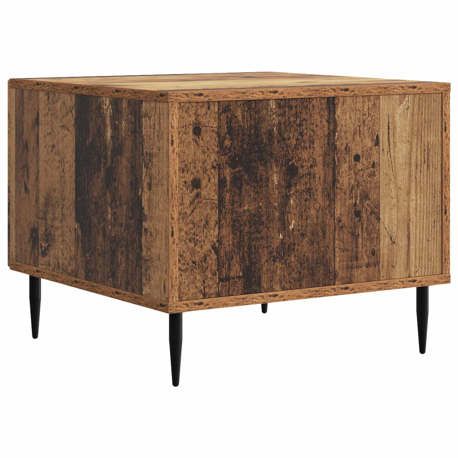 Salontafel met lade Oud hout 49 x 50 x 40 cm Bewerkt hout