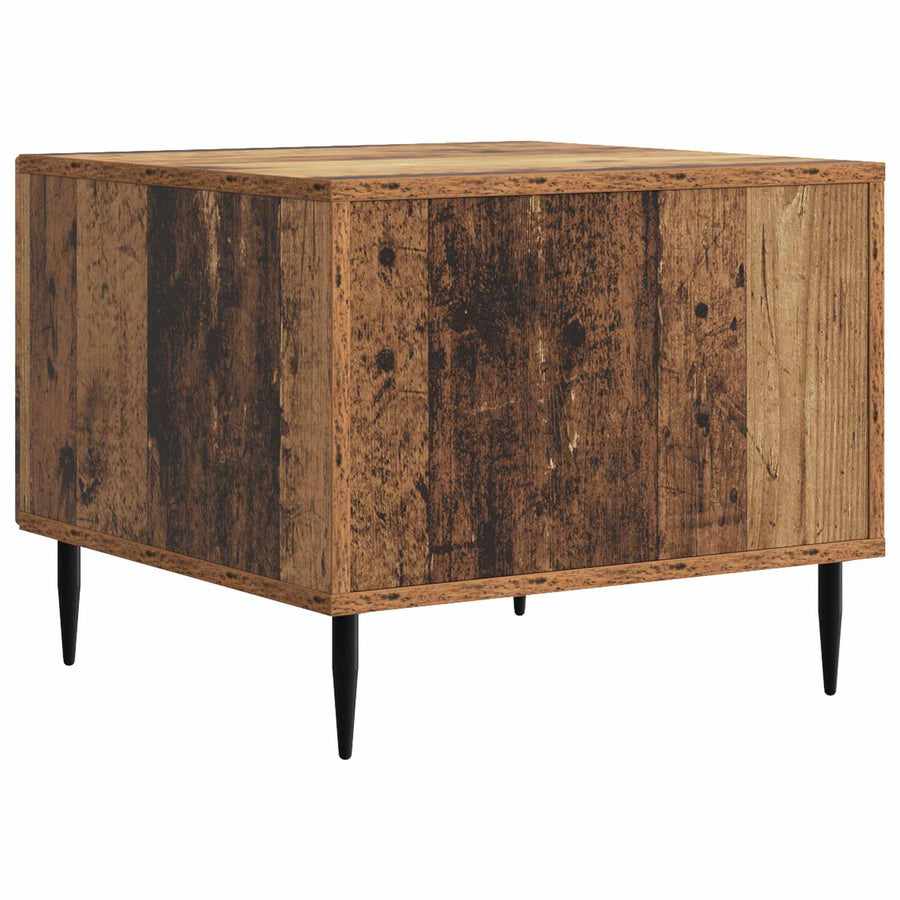 Salontafel met lade Oud hout 49 x 50 x 40 cm Bewerkt hout