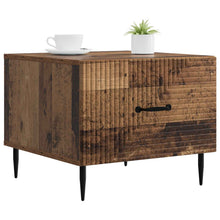 Salontafel met lade Oud hout 49 x 50 x 40 cm Bewerkt hout