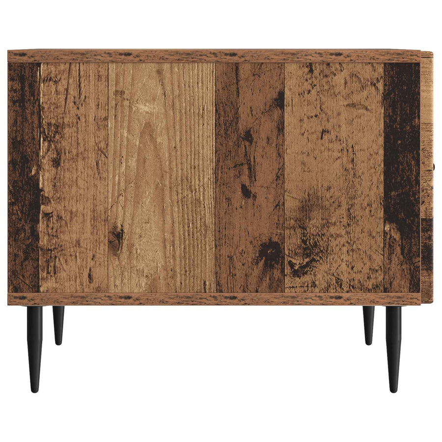 Salontafel met lade Oud hout 49 x 50 x 40 cm Bewerkt hout