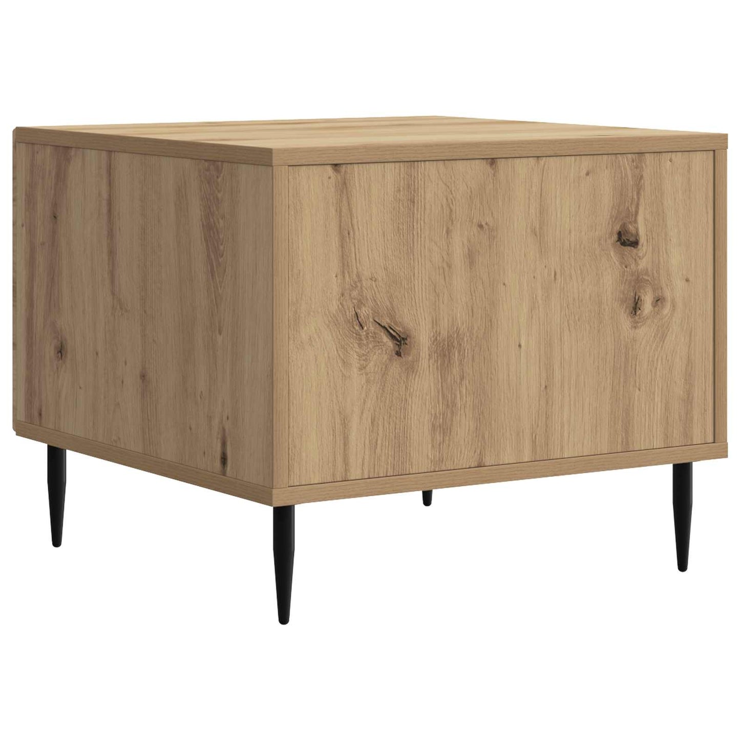 Salontafel Artisanaal eiken 49 x 50 x 40 cm Bewerkt hout