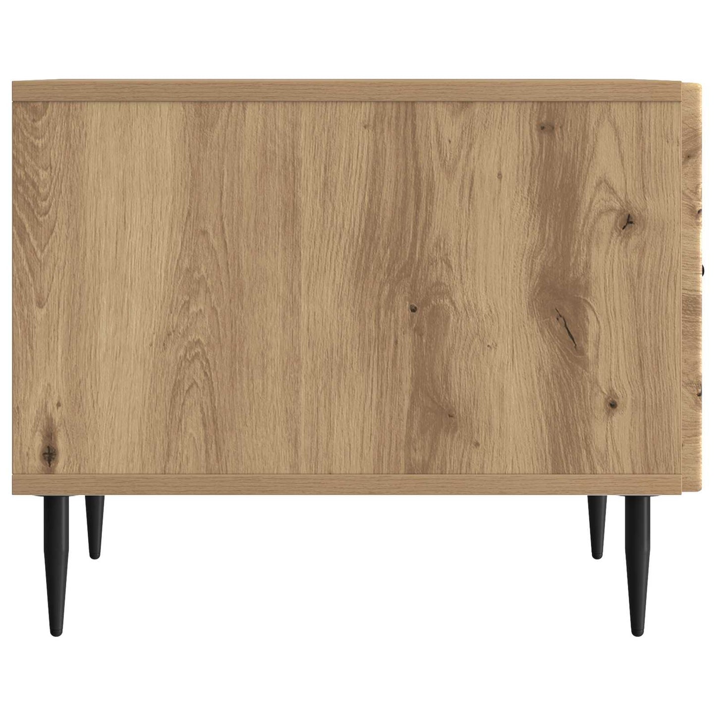 Salontafel Artisanaal eiken 49 x 50 x 40 cm Bewerkt hout