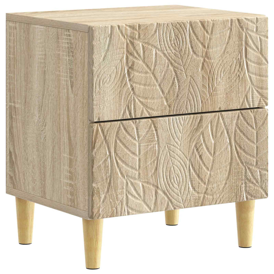 Nachtkastje Sonoma Eiken 43 x 34,5 x 48 cm Bewerkt hout