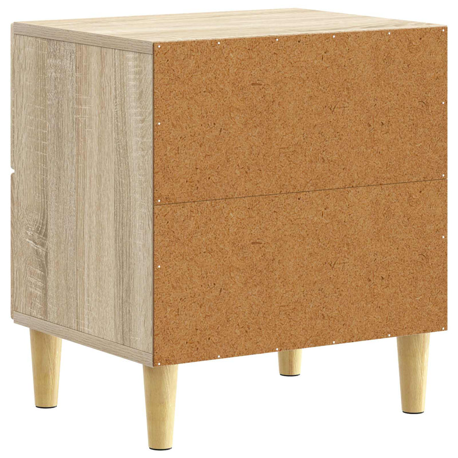 Nachtkastje Sonoma Eiken 43 x 34,5 x 48 cm Bewerkt hout