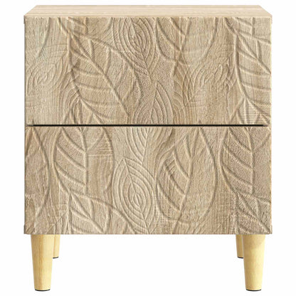 Nachtkastje Sonoma Eiken 43 x 34,5 x 48 cm Bewerkt hout