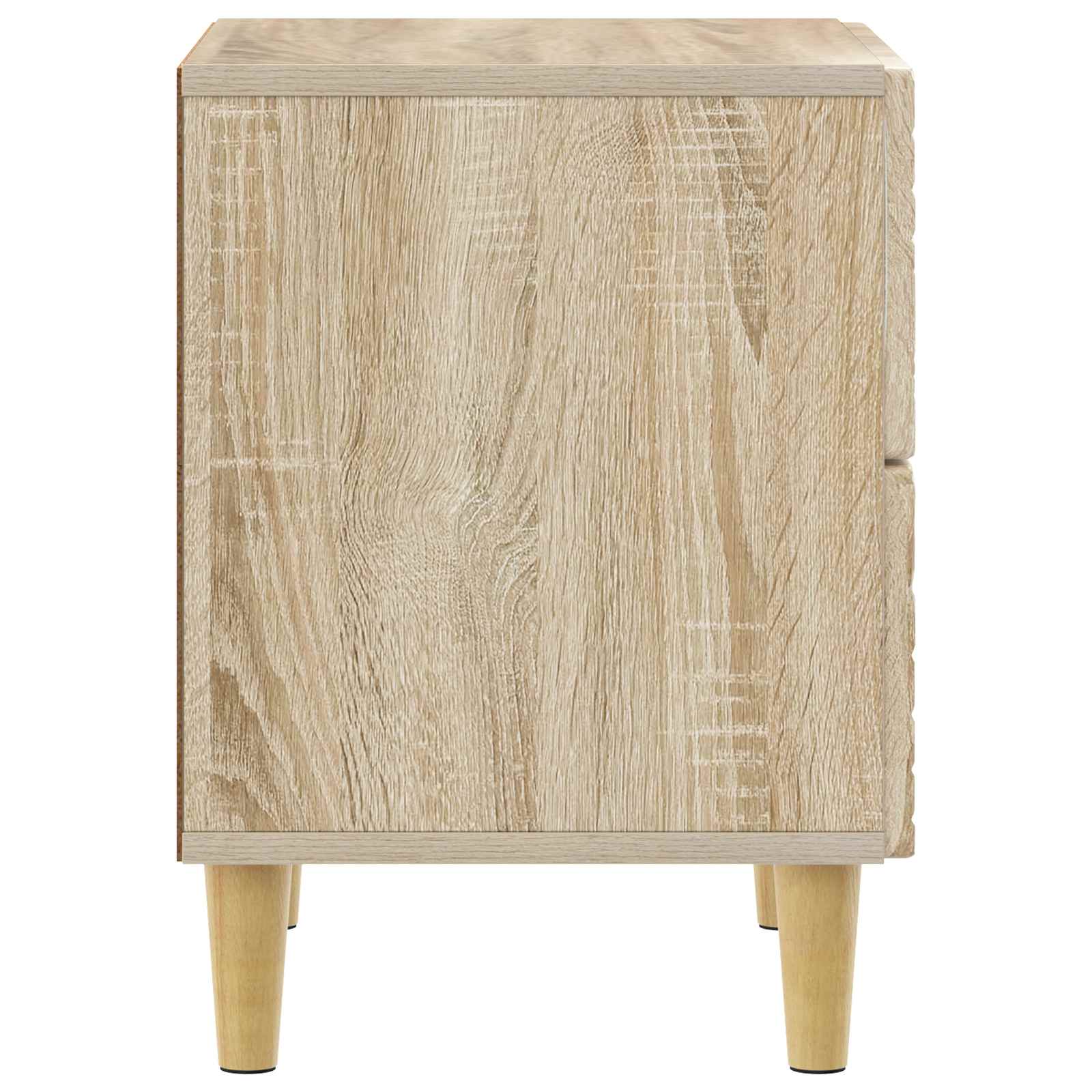 Nachtkastje Sonoma Eiken 43 x 34,5 x 48 cm Bewerkt hout