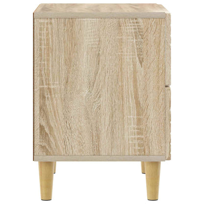 Nachtkastje Sonoma Eiken 43 x 34,5 x 48 cm Bewerkt hout