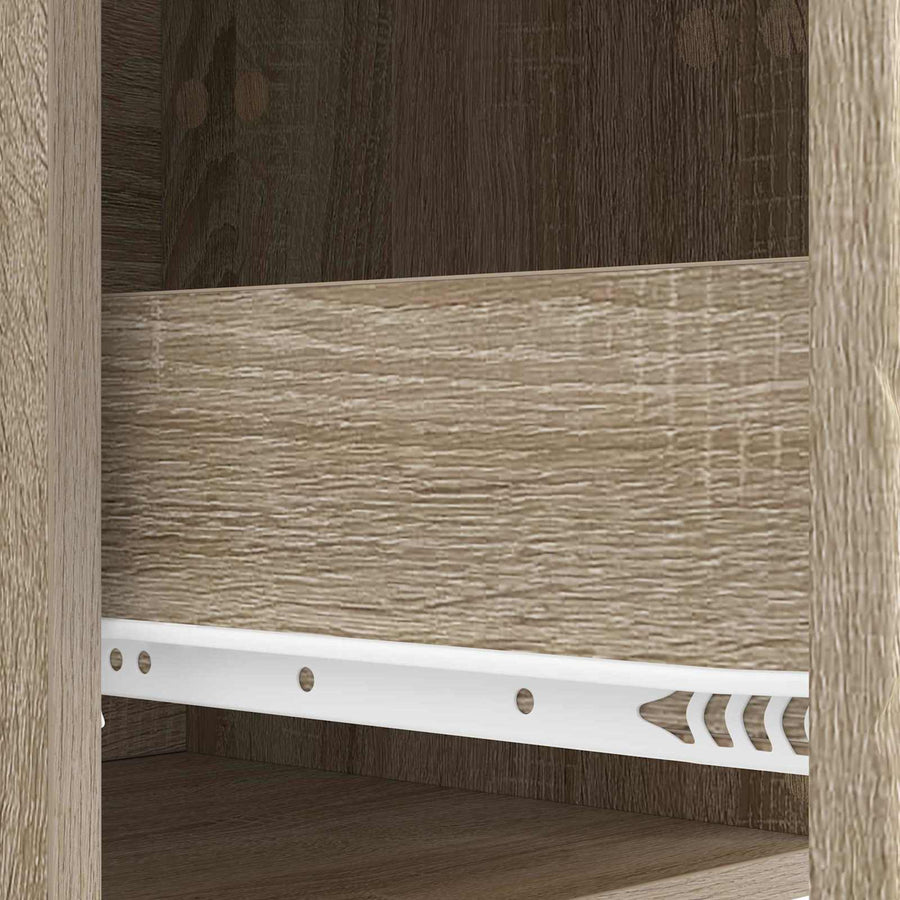 Nachtkastje 2 pcs Sonoma Eiken 43 x 34,5 x 48 cm Bewerkt hout