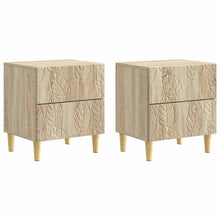 Nachtkastje 2 pcs Sonoma Eiken 43 x 34,5 x 48 cm Bewerkt hout