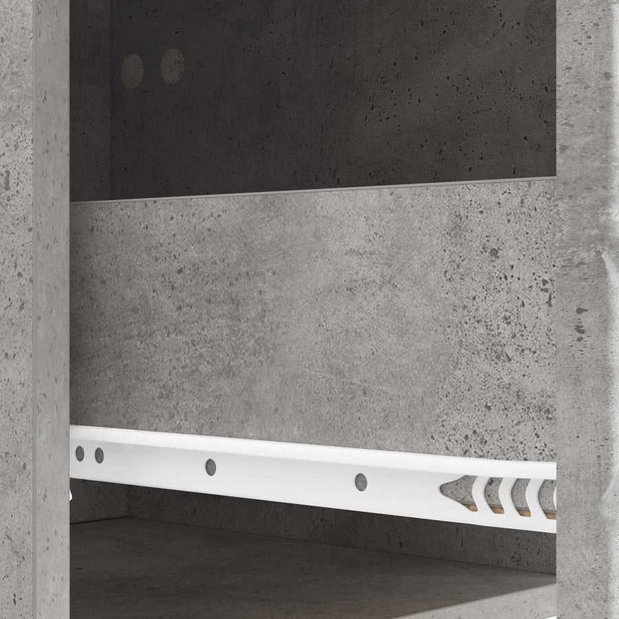 Nachtkastje 2 pcs Betongrijs 43 x 34,5 x 48 cm Bewerkt hout