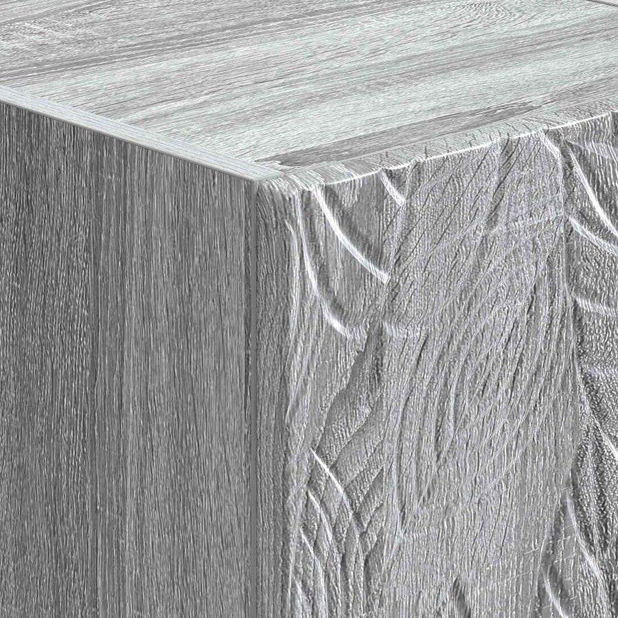 Nachtkastje Grijs Sonoma 43 x 34,5 x 48 cm Bewerkt hout