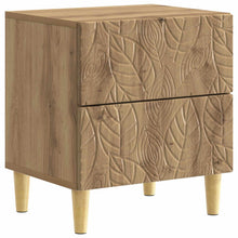 Nachtkastje 2 pcs Artisanaal eiken 43 x 34,5 x 48 cm