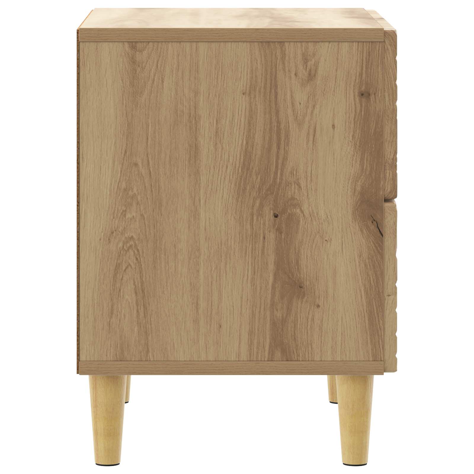 Nachtkastje 2 pcs Artisanaal eiken 43 x 34,5 x 48 cm