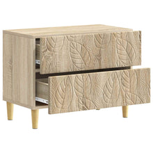 Nachtkastje Sonoma Eiken 62 x 34,5 x 48 cm Bewerkt hout