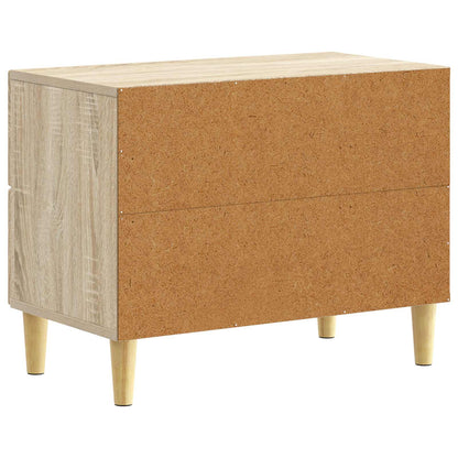 Nachtkastje Sonoma Eiken 62 x 34,5 x 48 cm Bewerkt hout