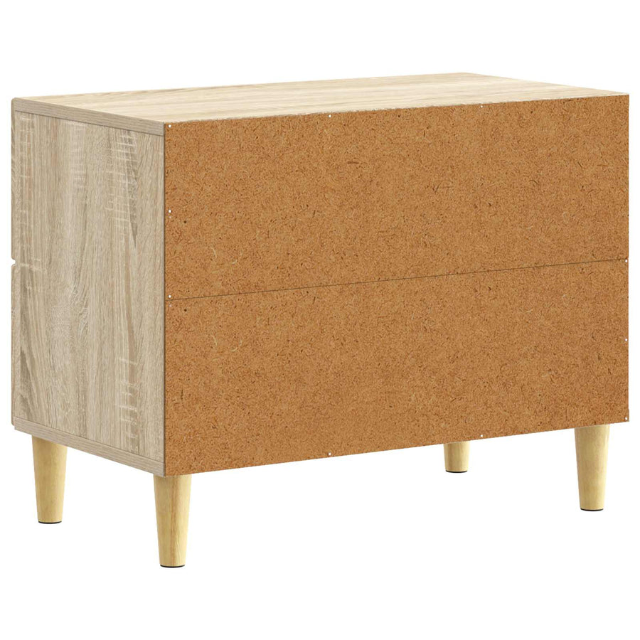 Nachtkastje Sonoma Eiken 62 x 34,5 x 48 cm Bewerkt hout
