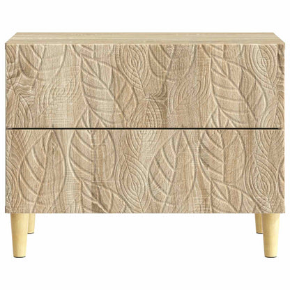 Nachtkastje Sonoma Eiken 62 x 34,5 x 48 cm Bewerkt hout