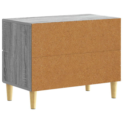 Nachtkastje Grijs Sonoma 62 x 34,5 x 48 cm Bewerkt hout