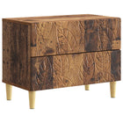 Nachtkastje oud hout 62x34,5x48 cm