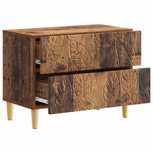 Nachtkastje Oud hout 62 x 34,5 x 48 cm Bewerkt hout