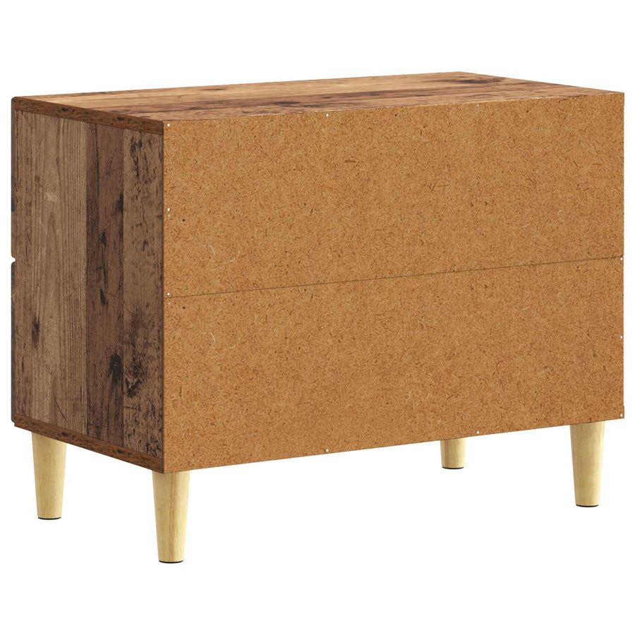 Nachtkastje Oud hout 62 x 34,5 x 48 cm Bewerkt hout