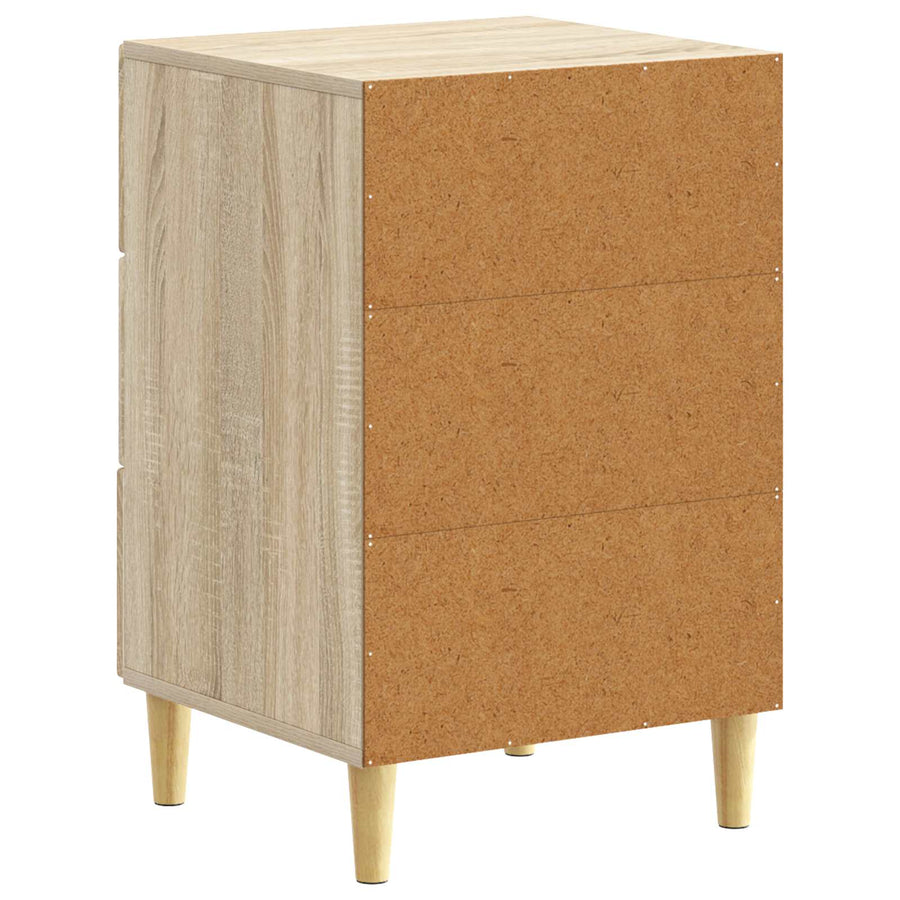 Nachtkastje Sonoma Eiken 43 x 39,5 x 66,5 cm Bewerkt hout