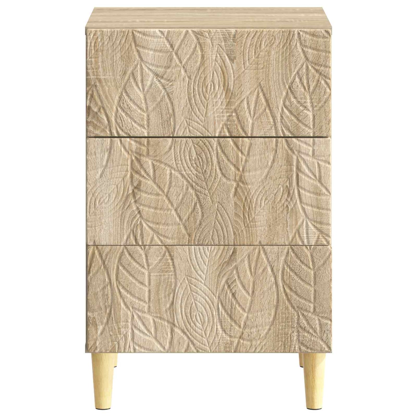 Nachtkastje Sonoma Eiken 43 x 39,5 x 66,5 cm Bewerkt hout