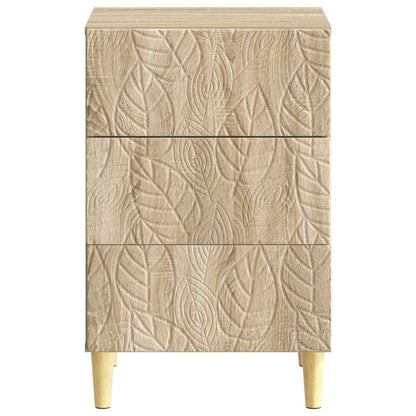 Nachtkastje Sonoma Eiken 43 x 39,5 x 66,5 cm Bewerkt hout