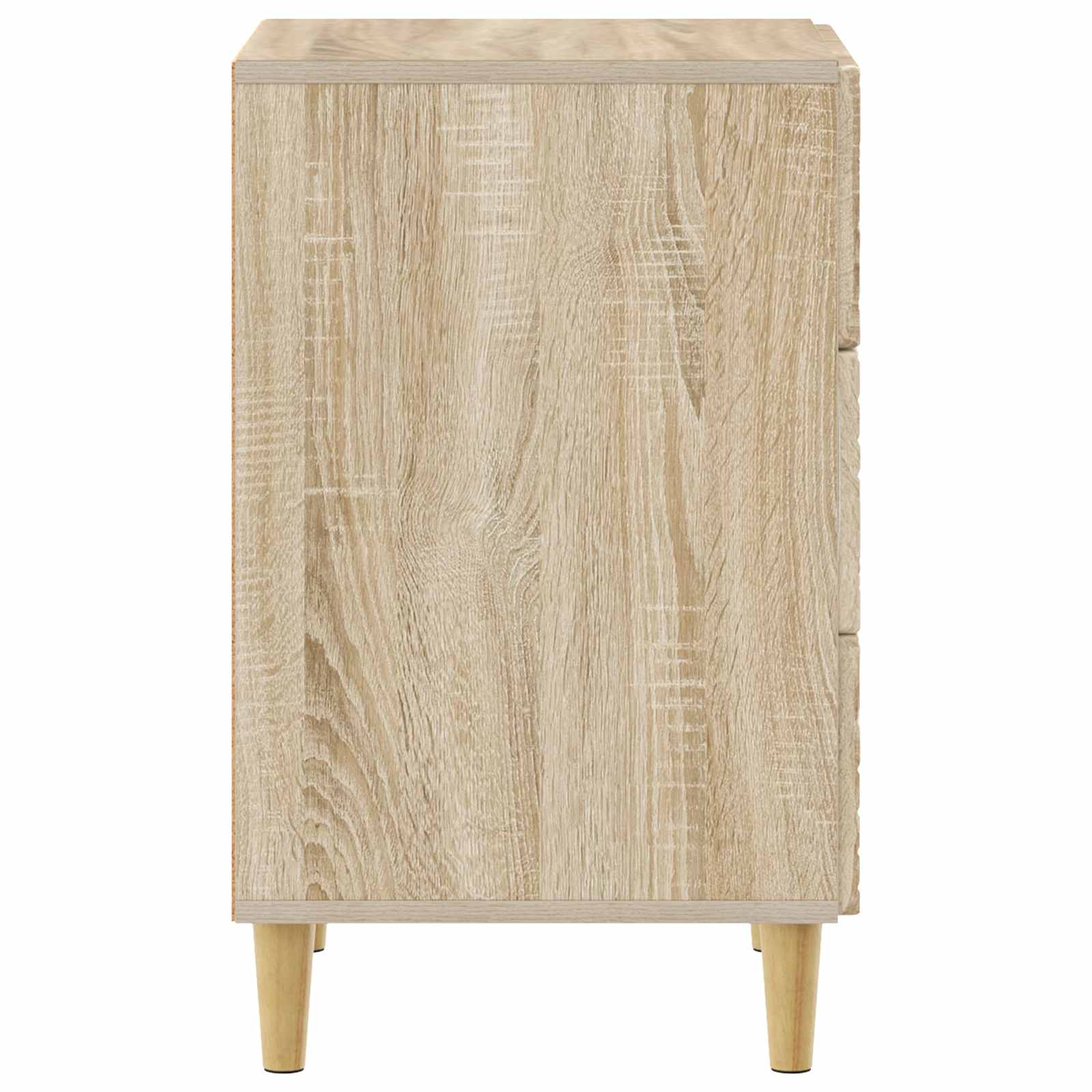 Nachtkastje Sonoma Eiken 43 x 39,5 x 66,5 cm Bewerkt hout