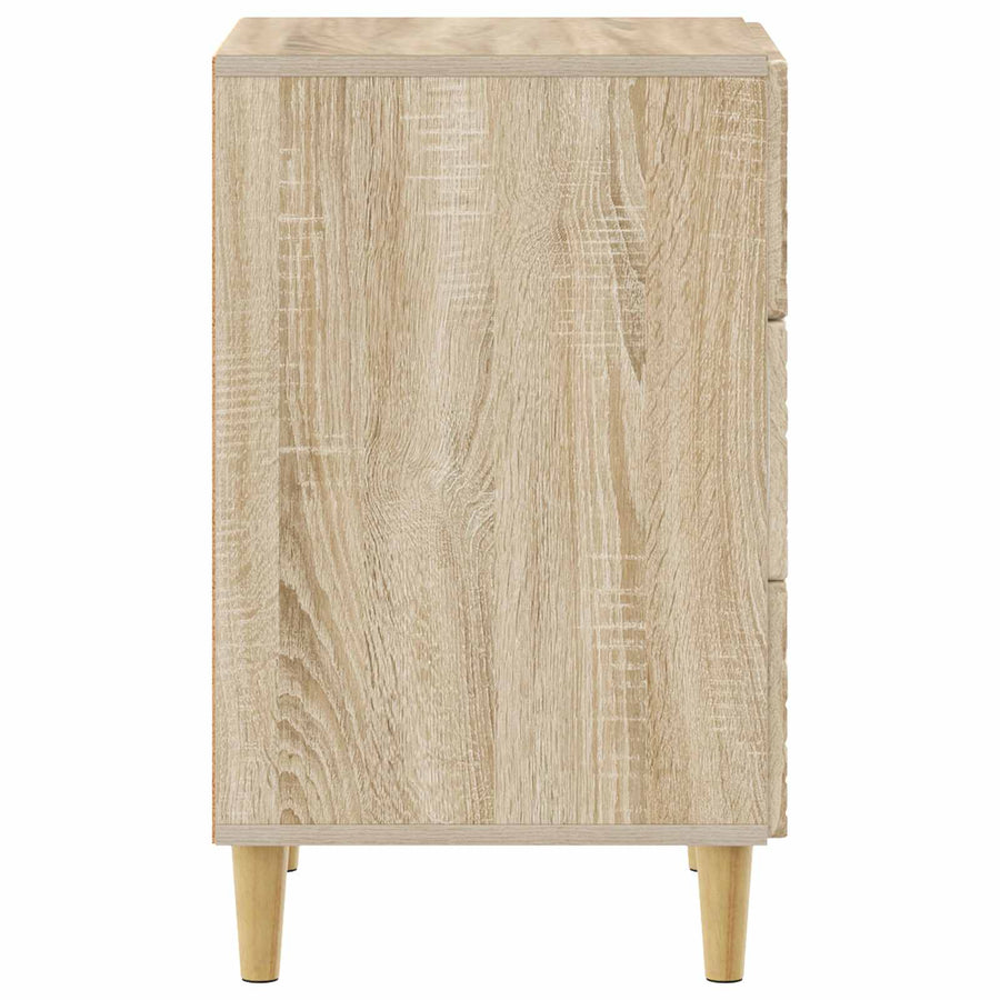 Nachtkastje Sonoma Eiken 43 x 39,5 x 66,5 cm Bewerkt hout