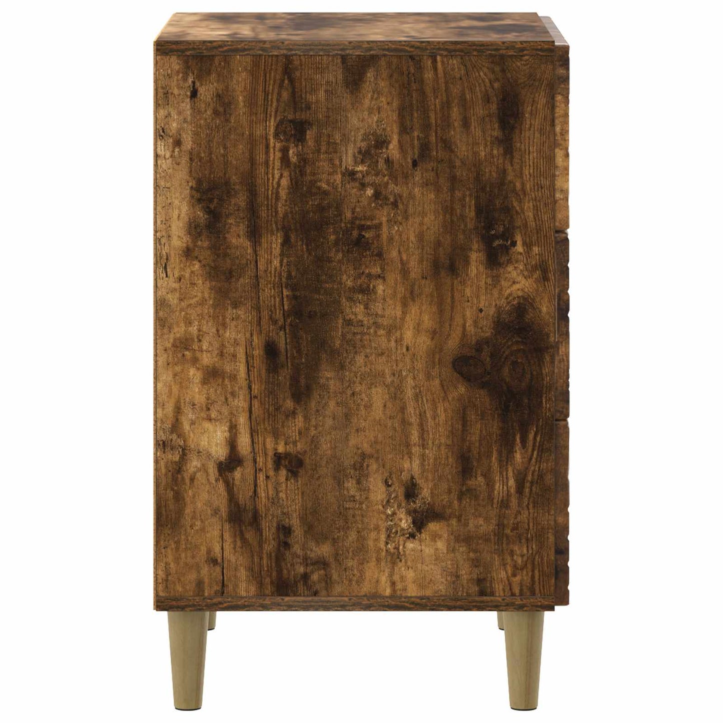 Nachtkastje Gerookt eiken 43 x 39,5 x 66,5 cm Bewerkt hout