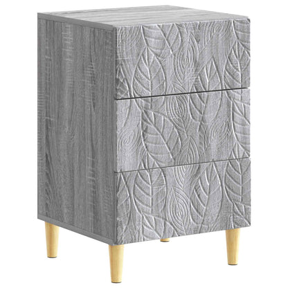 Nachtkastje Grijs Sonoma 43 x 39,5 x 66,5 cm Bewerkt hout