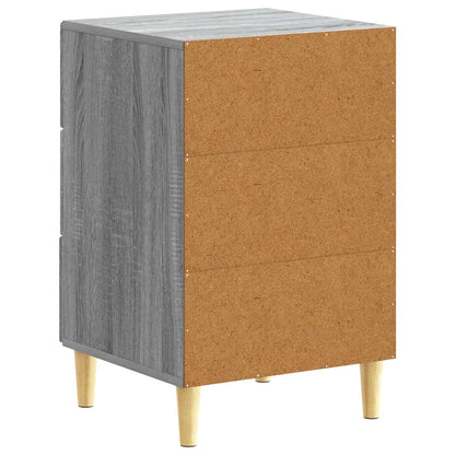 Nachtkastje Grijs Sonoma 43 x 39,5 x 66,5 cm Bewerkt hout