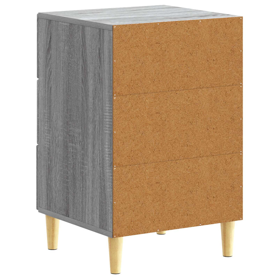 Nachtkastje Grijs Sonoma 43 x 39,5 x 66,5 cm Bewerkt hout